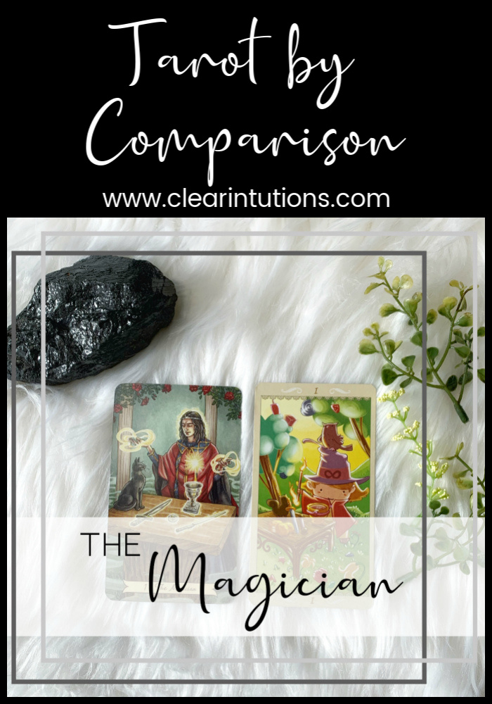 The Magician Tarot Card Pinterest Pin - Everyday Witch Tarot, Happy Tarot