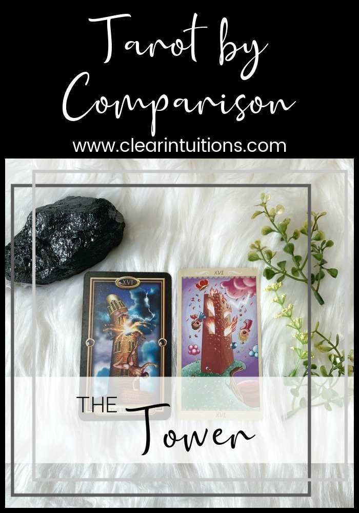 Tarot by Comparison The Tower Tarot Card Pinterest Graphic