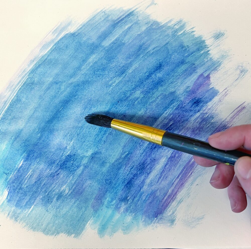 Watercolor Galaxy Astrology Art