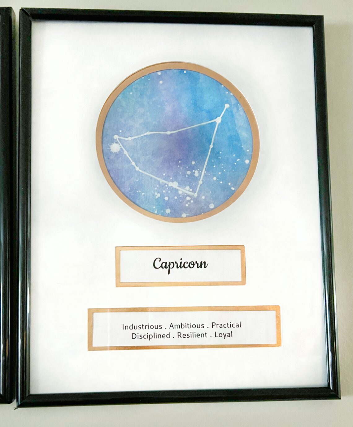 Capricorn Contellation Galaxy Art