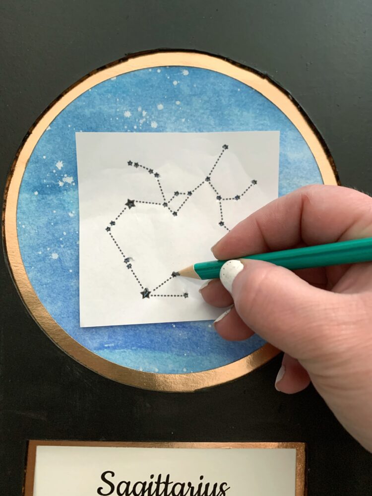 Sagittarius Constellation Astrology Wall Art
