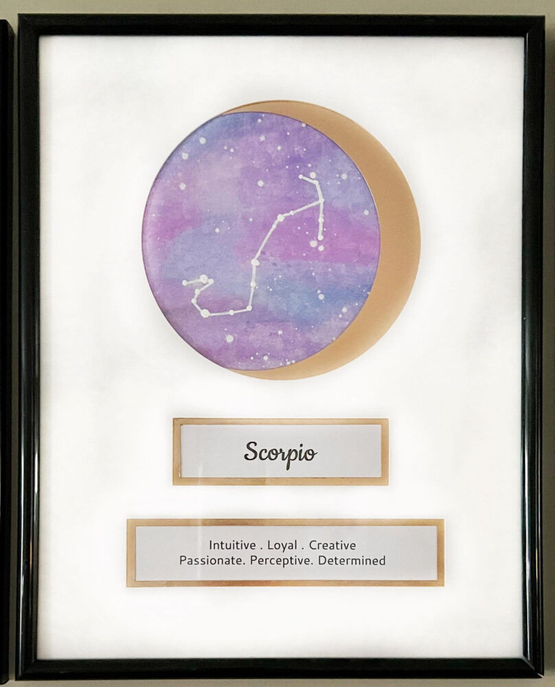 Scorpius Constellation Zodiac Wall Art